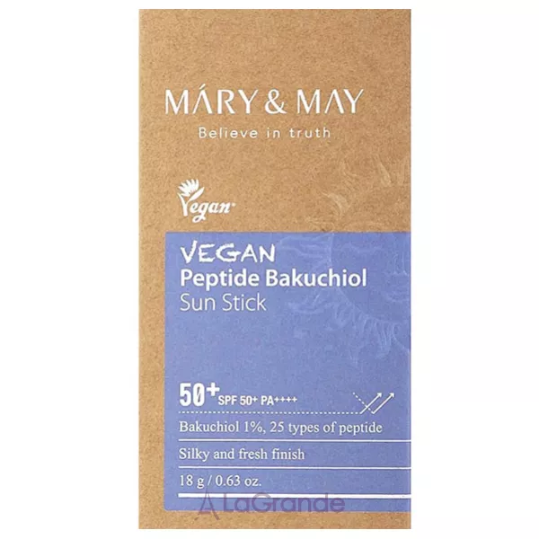 Mary & May Vegan Peptide Bakuchiol Sun Stick SPF50+ PA++++ �������������� ���� � ���������� � ���������