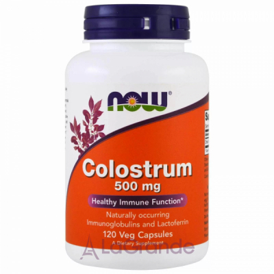 Now Foods Colostrum 500 mg , 500 