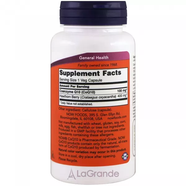 Now Foods CoQ10 100 mg ������� Q10, 100 ��, � ������� ����������