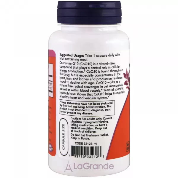 Now Foods CoQ10 100 mg ������� Q10, 100 ��, � ������� ����������