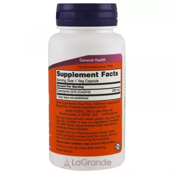 Now Foods CoQ10 200 mg ������� Q10, 200 ��