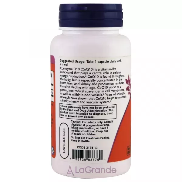 Now Foods CoQ10 200 mg ������� Q10, 200 ��