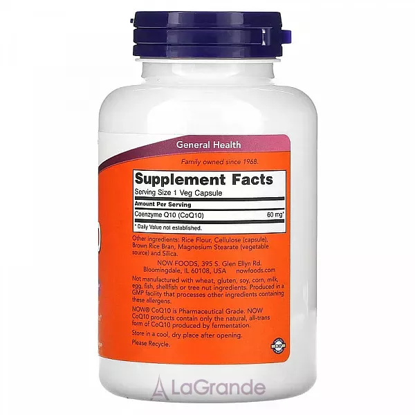 Now Foods CoQ10 60 mg ������� Q10, 60 ��