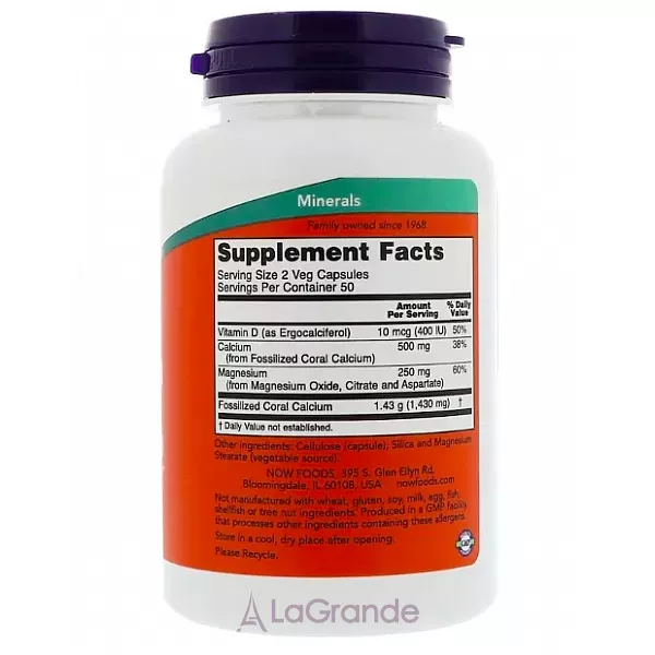 Now Foods Coral Calcium Plus ��������� �������