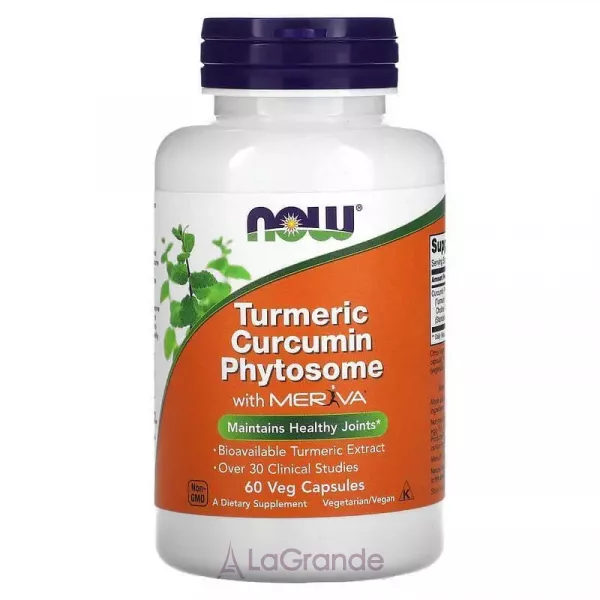 Now Foods Turmeric Curcumin Phytosome ������� ��������, 500 ��