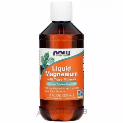 Now Foods Supplements Magnesium with Trace Minerals      