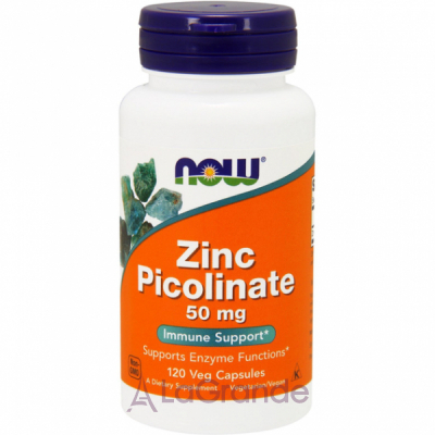 Now Foods Supplements Zinc Picolinate 50mg  