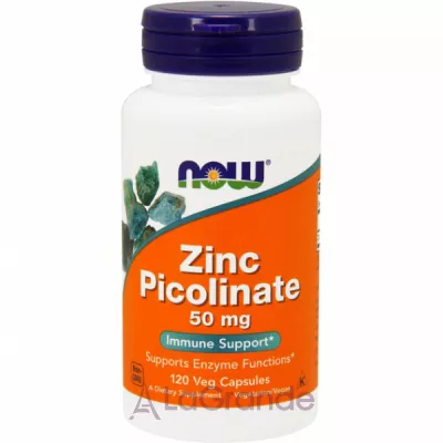 Now Foods Supplements Zinc Picolinate 50mg  