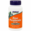 Now Foods Supplements Zinc Picolinate 50mg 30pcs