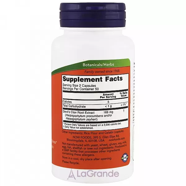 Now Foods Devil's Claw ĳ������ ������� 