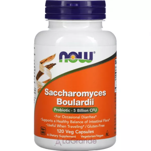 Now Foods Supplements Saccharomyces Boulardii 5 billion CFU �������� ��� ���