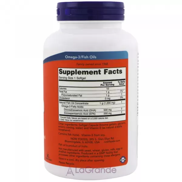 Now Foods DHA-500 ��������������� ������� (���), ������� ����
