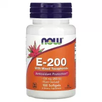 Now Foods E-200 with Mixed Tocopherols ³���� � � �������� ������������, 200 ��