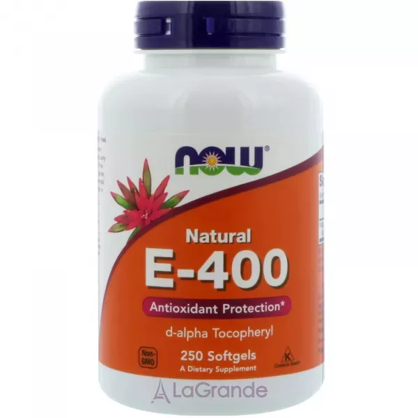 Now Foods Natural E-400 ³���� � d-�����-���������������, 400 �� (��������������� ������)