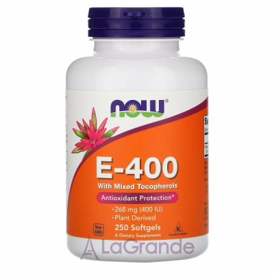 Now Foods E-400 with Mixed Tocopherols ³    , 400  ( )