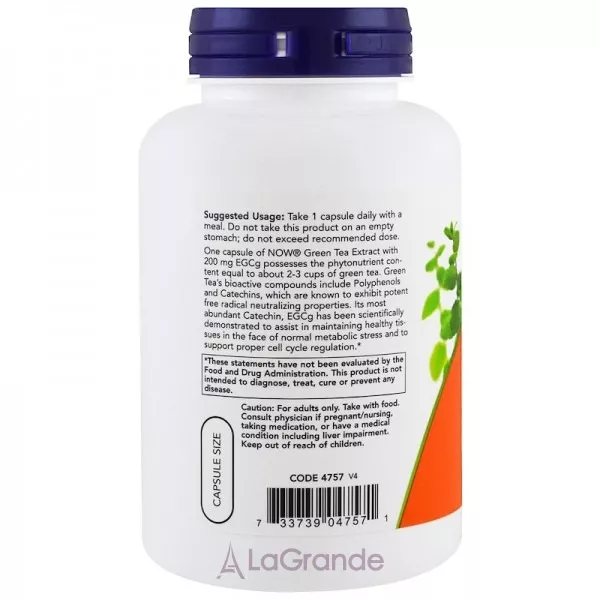 Now Foods EGCg Green Tea Extract 400 mg ĳ������ ������� 