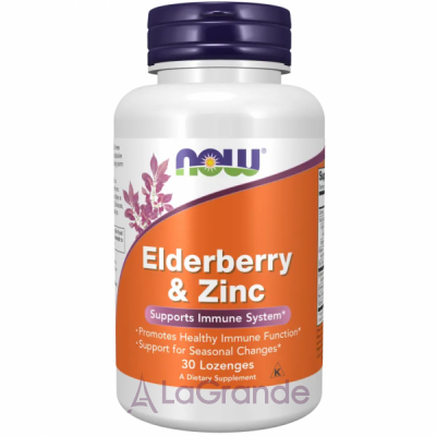 Now Foods Elderberry & Zinc  