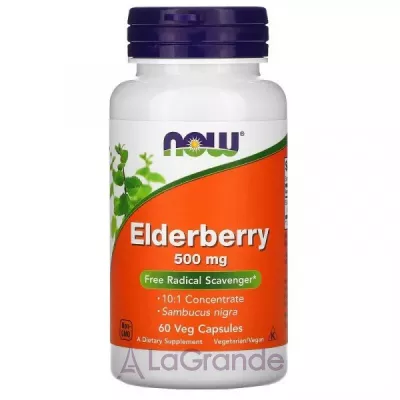 Now Foods Elderberry 500 mg  , 500  ( )