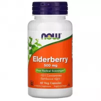 Now Foods Elderberry 500 mg ĳ������ ������� "����� ������", 500 �� (�������� ���������)