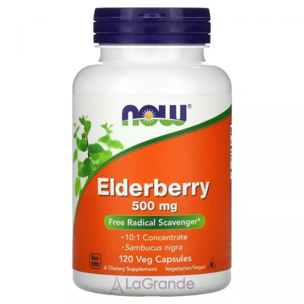 Now Foods Elderberry 500 mg ĳ������ ������� 