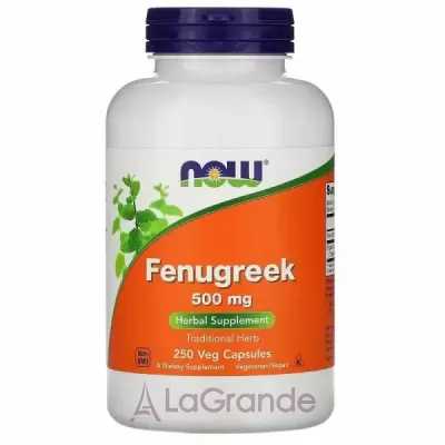 Now Foods Fenugreek 500 mg   