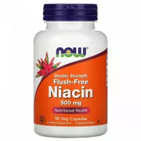 Now Foods Flush-Free Niacin 500 mg ͳ���� (³���� �3), ��� ������������, 500 ��