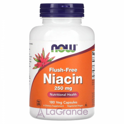 Now Foods Flush-Free Niacin 250 mg ͳ (³ 3),  , 250 