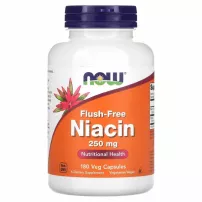 Now Foods Flush-Free Niacin 250 mg ͳ���� (³���� �3), ��� ������������, 250 ��
