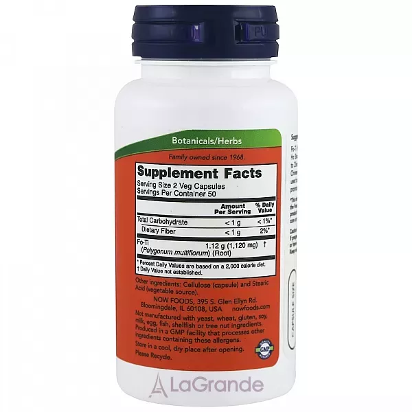Now Foods Fo-Ti 560 mg ĳ������ ������� 