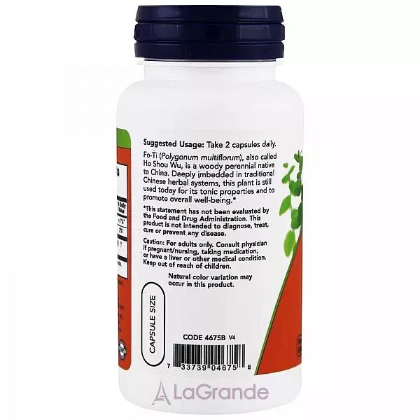 Now Foods Fo-Ti 560 mg ĳ������ ������� 