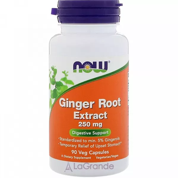 Now Foods Ginger Root 250 mg ����� ������, ��������, 250 ��