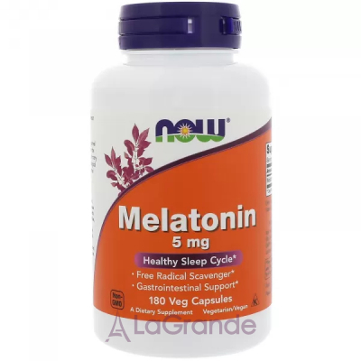 Now Foods Supplements Melatonin 5mg    ,   , 