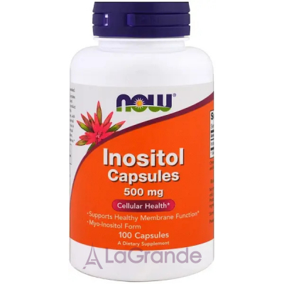 Now Foods Supplements Inositol 500mg    , ,   