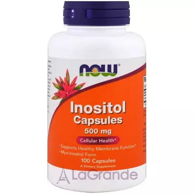 Now Foods Supplements Inositol 500mg    , ,   