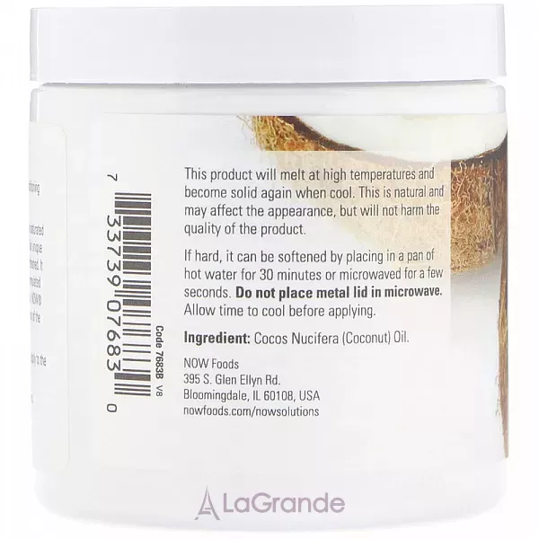Now Foods Supplements Coconut Oil Natural ��������� ����� ��� ������� ���� � �����