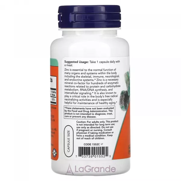 Now Foods Supplements Zinc Picolinate 50mg ϳ������ ����� ��� ������������ ������ ���������, ������� ������� �������