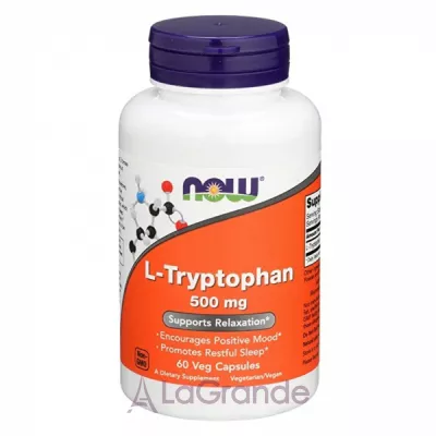 Now Foods Supplements L-Tryptophan 500mg -   ,      