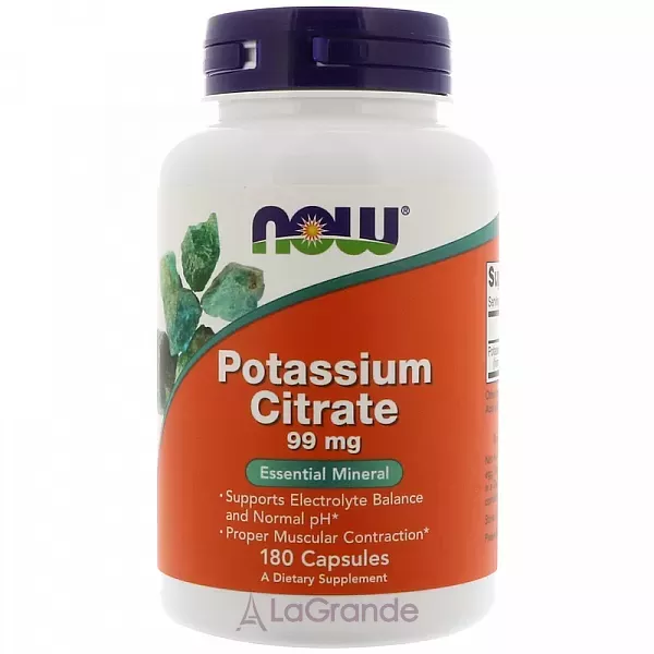 Now Foods Supplements Potassium Citrate 99 mg ������ ���� ��� �����, �������� ��������, ����������� �����, ����� �� ���������� �������