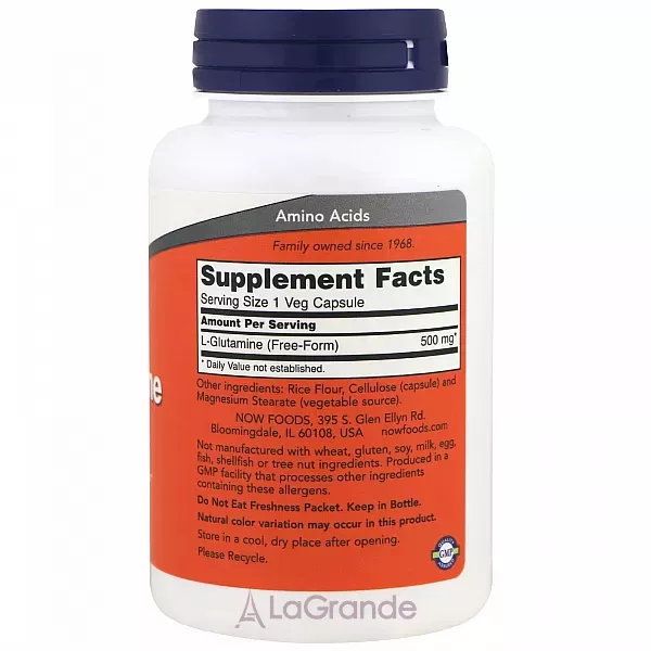 Now Foods L-Glutamine 500 mg ĳ������ ������� 