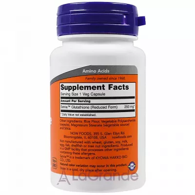 Now Foods Glutathione 250 mg , 250  (   )