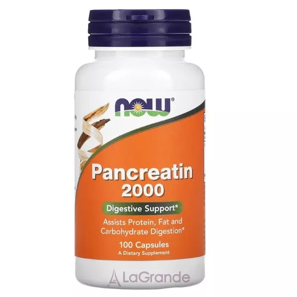 Now Foods Supplements Pancreatin 2000 �������� ������������� �������� ��� ���������� ������������� �� �������� ��