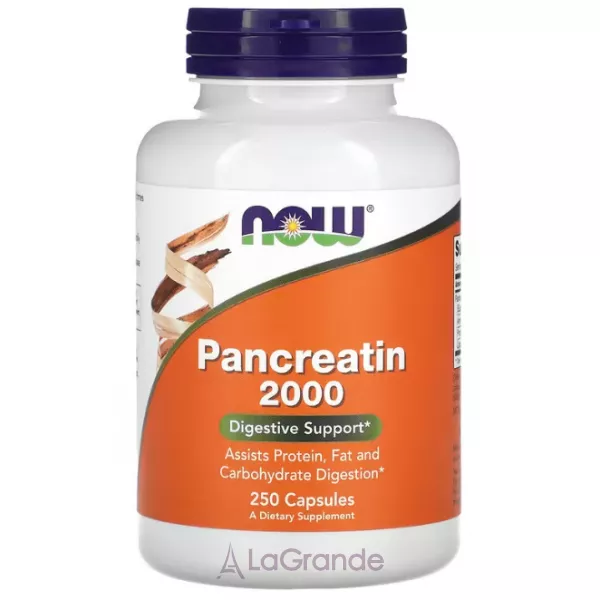 Now Foods Supplements Pancreatin 2000 �������� ������������� �������� ��� ���������� ������������� �� �������� ��