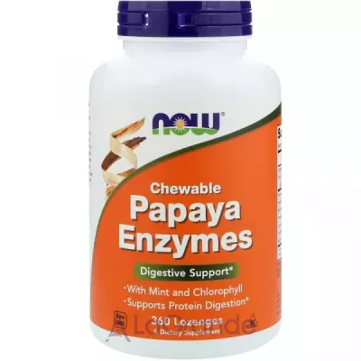 Now Foods Supplements Digestive Support Papaya Enzymes   