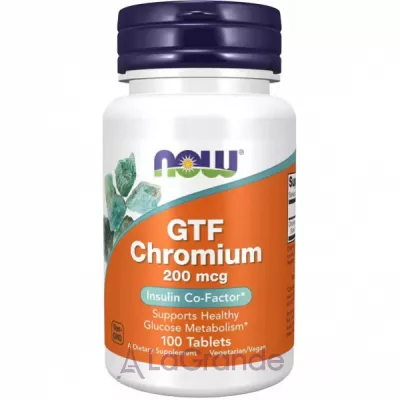 Now Foods GTF Chromium 200 mcg , 200 