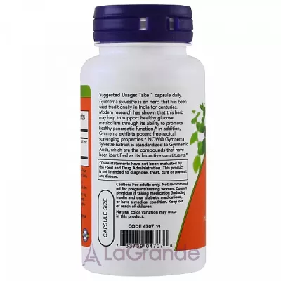 Now Foods Gymnema Sylvestre 400 mg   