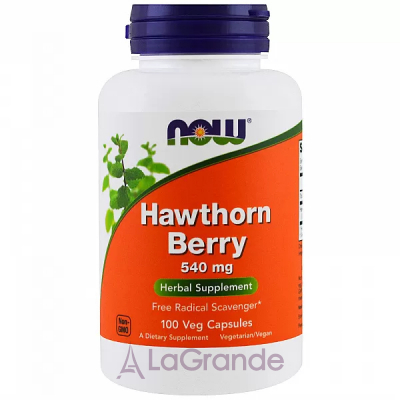 Now Foods Hawthorn Berry 540 mg , 540 