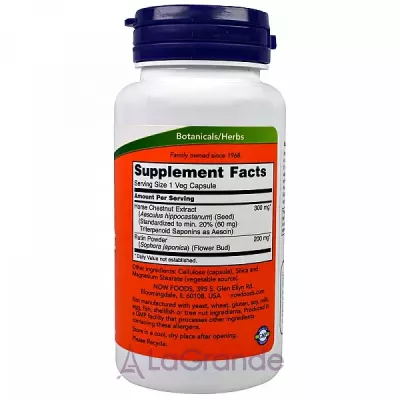 Now Foods Horse Chestnut 300 mg ĳ  