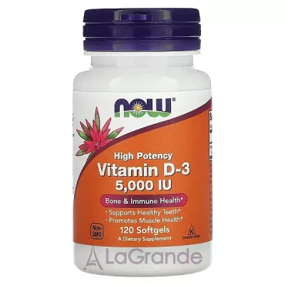 Now Foods Supplements VIT D-3 5000 IU  D3   , , , - 