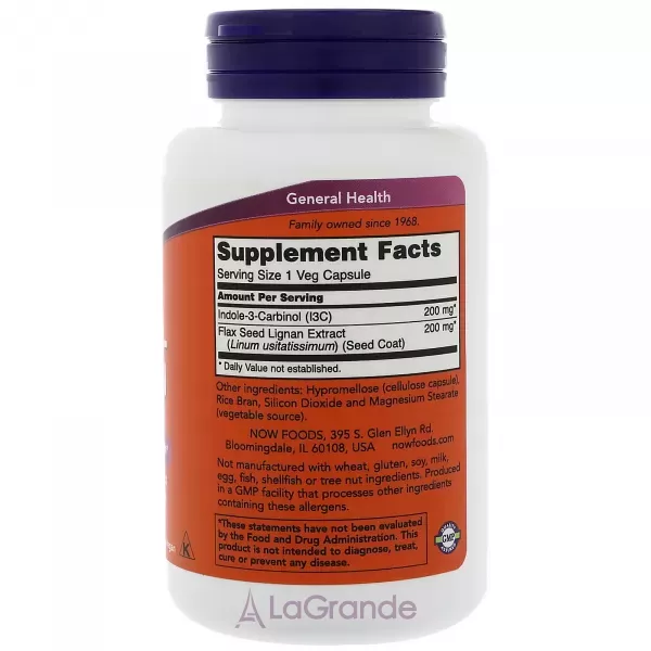 Now Foods Indole-3-Carbinol 200 mg ������� ��� �������� ���������� ������� 