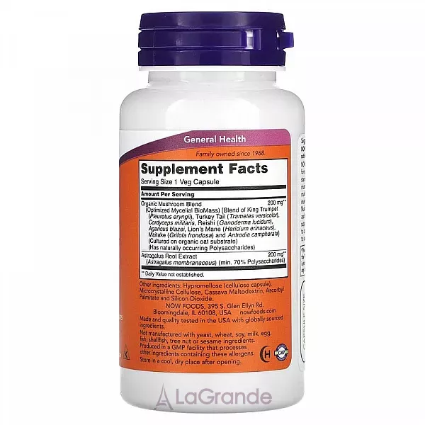 Now Foods Mushroom Immune Renew �������� ��� ����������